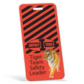 Full Color Rectangle Plastic 0.03" Thick Vertical Badge (2 1/8"x4 3/8")